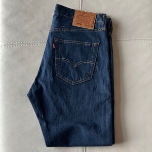 Levi's Men's Dark Indigo Slim Straight Jeans